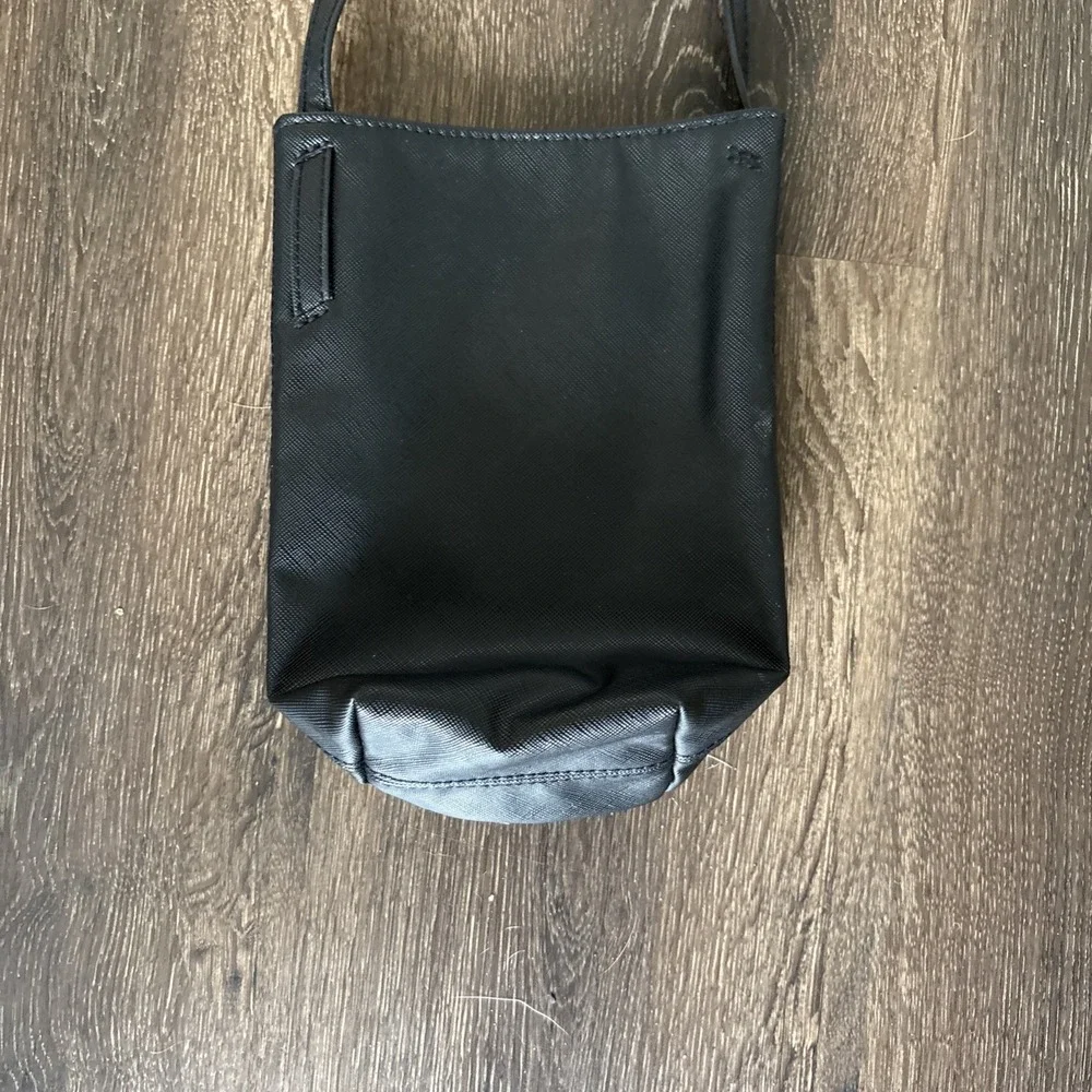 Corkcicle Black Carry Crossbody Sling Bag Vegan Leather Water Bottle Bag NEW